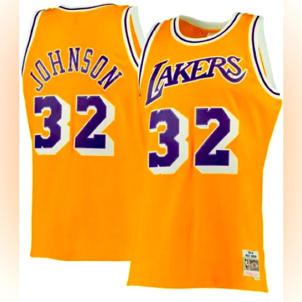 Mitchell & Ness Gold Hardwood Classics Jersey